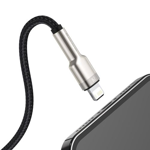 kabel usb do lightning baseus cafule, 2.4a, 1m (czarny) na Arena.pl