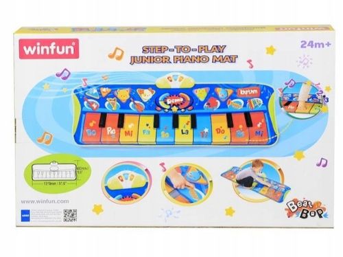 MUZYCZNA INTERAKTYWNA NAGRYWAJĄCA MATA DO TAŃCZENIA SMILY PLAY na Arena.pl