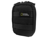 Saszetka pionowa do paska National Geographic Milestone czarna 1l