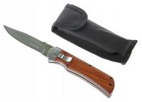 NÓŻ MYŚLIWSKI Scyzoryk Składany Turystyczny Pokrowiec N45