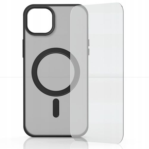Etui Do Apple iPhone 14 Plus (Magsafe, Czarne Matowe, Wzmacniane) +Szkło 9h na Arena.pl