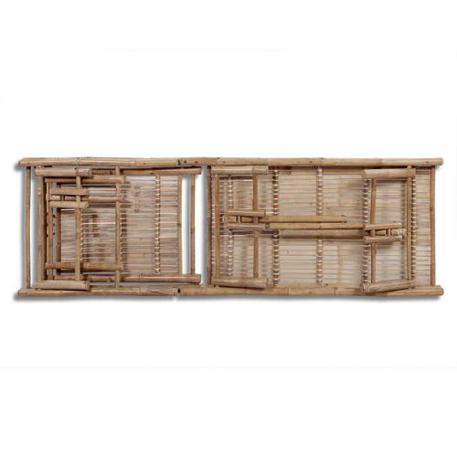 Regulowany leżak bambusowy na Arena.pl