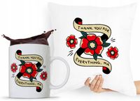 Zestaw Poduszka + Kubek Dzień Mamy Matki Prezent Z Nadrukiem Ze Zdjęciem