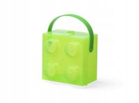 LEGO LUNCH BOX POJEMNIK PRZEZROCZYSTY JASNOZIELONY ŚNIADANIÓWKA XL