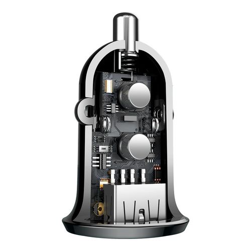 ładowarka samochodowa grain pro 2x usb 4.8a czarny na Arena.pl