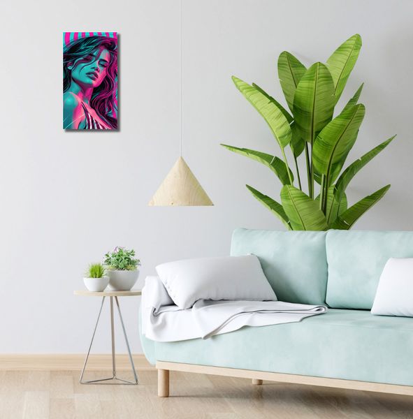 Obraz 20x40cm Neonowy Wzrok zdjęcie 2