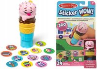 Sticker WOW Stempelki naklejkami LODY zestaw 300szt naklejek książka