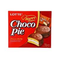 Orion choco pie koreańskie biszkoptowe ciastka czekoladowe z nadzieniem śmietankowym 336g/12szt