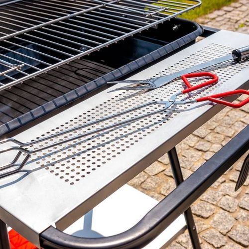 GRILL POSTOKĄTNY WĘGLOWY Z ROŻNEM na Arena.pl