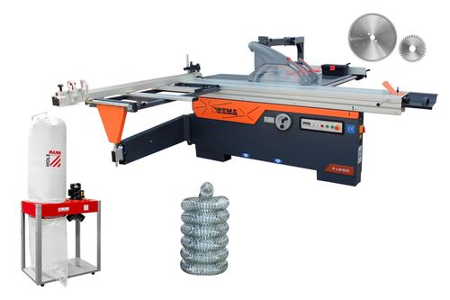 Piła formatowa formatówka odciąg trocin wiór pyłu zestaw tarcz wąż podcinak na Arena.pl