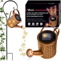 Vezo lampa solarna ogrodowa konewka led wbijana dekoracyjna girlanda 80cm
