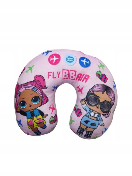 Poduszka podróżna zagłówek rogal na szyję dla dzieci L.O.L. SURPRISE! zdjęcie 3