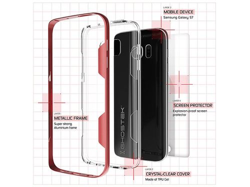Etui Ghostek Cloak Samsung Galaxy S7 Edge Czerwone na Arena.pl