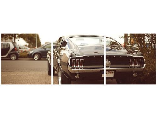 70 90CM OBRAZ 3 ELEM FORD MUSTANG 55LANEY69 ŚCIENNY DRUK PŁÓTNO na Arena.pl