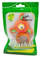 NoBzzz® - opaska obrotowa na komary pomarańczowa