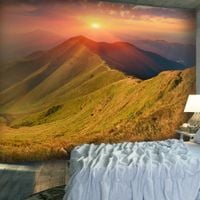 Fototapeta - Piękny jesienny krajobraz, Karpaty 300x231