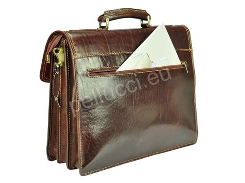 Teczka skórzana PELLUCCI Art.6 Czarna na Arena.pl