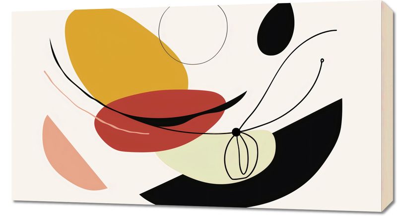 Obraz 90x50cm Geometryczna Krzywizna zdjęcie 1