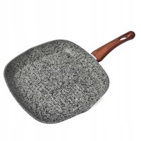 Granitowa PATELNIA GRILLOWA patelnia indukcja kwadrat 28cm Venga