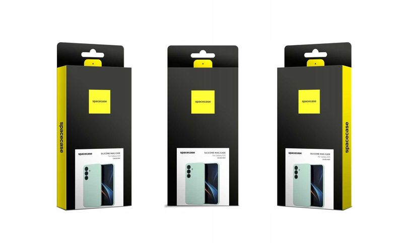 Spacecase Silicone Mag Galaxy S25 Mint zdjęcie 11