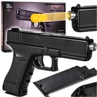 PISTOLET NA KULKI PLASTIKOWE REPLIKA GLOCK METALOWY C15A CZARNY SPRĘŻYNOWY