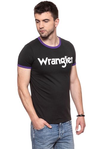 WRANGLER RINGER TEE WASHED BLACK W7B63FKVD S na Arena.pl