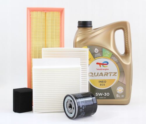 FILTRY+OLEJ TOTAL 5W30 PEUGEOT 2008 1.2 THP 110KM na Arena.pl