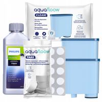 Odkamieniacz do ekspresu + 2x filtr do wody do ekspresu Philips + tabletki