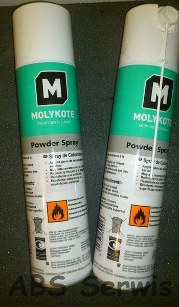 Molykote Powder Spray 400ml dwusiarczek molibdenu zdjęcie 1