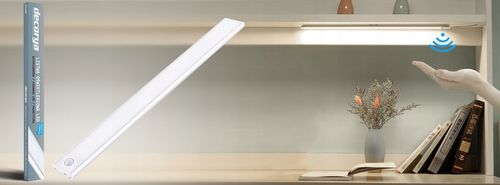 BEZPRZWODOWA LISTWA LED MAGNETYCZNA USB LAMPKA Z CZUJNIKIEM RUCHU ZMIERZCHU na Arena.pl