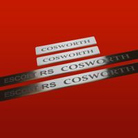 Listwa progowa FORD ESCORT MK7 COSWORTH Stal nierdzewna 304 mat 4szt