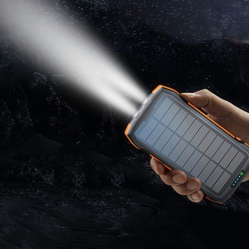 Powerbank solarny Promate SolarTank-20PDQi 20000mAh z latarką do podróży na Arena.pl