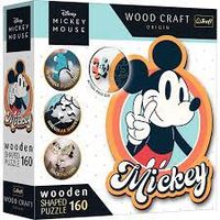 puzzle 160 drewniane retro myszka mickey 20191