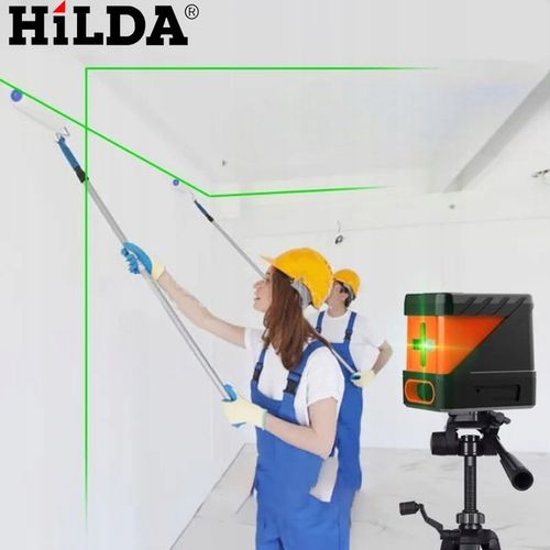 HILDA POZIOMICA LASEROWA MINI MAŁY LASER KRZYŻOWY SAMOPOZIOMUJĄCY na Arena.pl