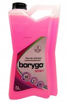 PŁYN DO CHŁODNIC CHŁODNICZY BORYGO 5L CZERWONY