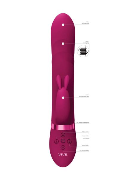 Nari - Vibrating And Rotating Beads, G-Spot Rabbit zdjęcie 7