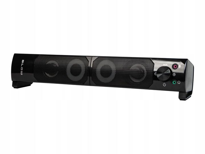 GŁOŚNIKI KOMPUTEROWE BLUETOOTH SOUNDBAR 2.0 6W USB 5V DC LED RGB 2w1 ZESTAW zdjęcie 8