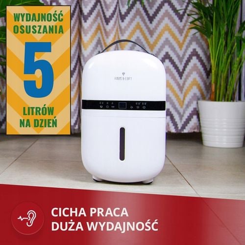 Osuszacz powietrza pochłaniacz wilgoci 5l/24 h Haus & Luft HL-OS-05 na Arena.pl