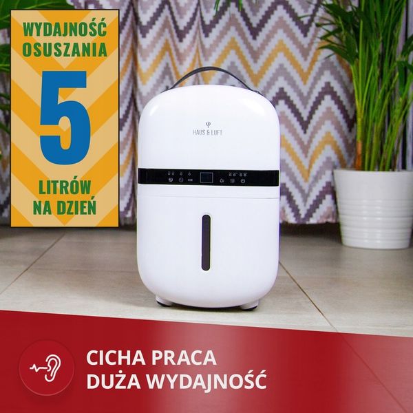 Osuszacz powietrza pochłaniacz wilgoci 5l/24 h Haus & Luft HL-OS-05 zdjęcie 12
