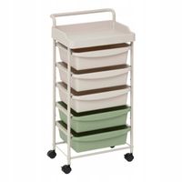 MOBILNY ORGANIZER Z TWORZYWA SZTUCZNEGO 6 SZUFLAD 40 X 34,5 X 82 CM