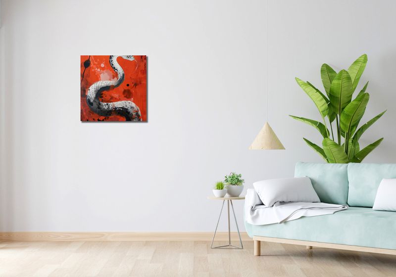 Obraz 50x50cm Smoczy Oddech Węża zdjęcie 2