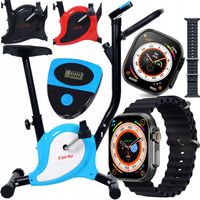 Rower TRENINGOWY mechaniczny FITNESS poziomy stacjonarny+SMARTWATCH GRATIS!