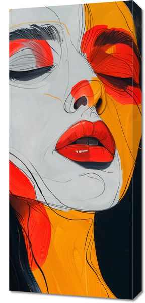 Obraz 40x90cm Rozlane Zamyślenie zdjęcie 1