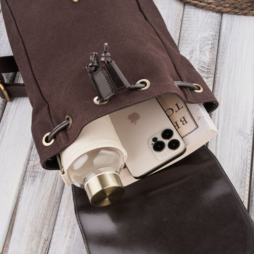 plecak damski brązowy mały retro modny paolo peruzzi si-04-br na Arena.pl