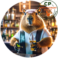 Opłatek waflowy na tort - Kapibara