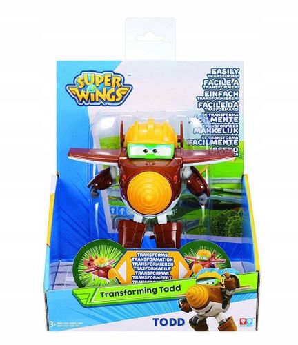 SUPER WINGS NOSEK TODD TRANSFORMUJĄCY SAMOLOT ROBO na Arena.pl