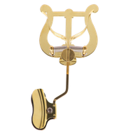 Lirka pulpit do puzonu na czarę dwie dźwignie mosiądz Złota Riedl 340