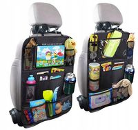 ORGANIZER OSŁONA OCHRANIACZ NA FOTEL DO SAMOCHODU POJEMNY KIESZONKI KIDS