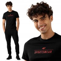 KOSZULKA MĘSKA 4F T-SHIRT BAWEŁNA SPORT SS23M539