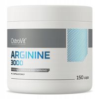 OstroVit Arginine 3000 mg 150 kaps L-ARGININA Tlenek Azotu POMPA 50 Porcji